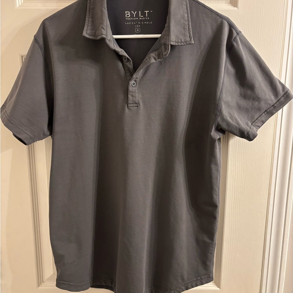BYLT Basics Charcoal Polo Shirt